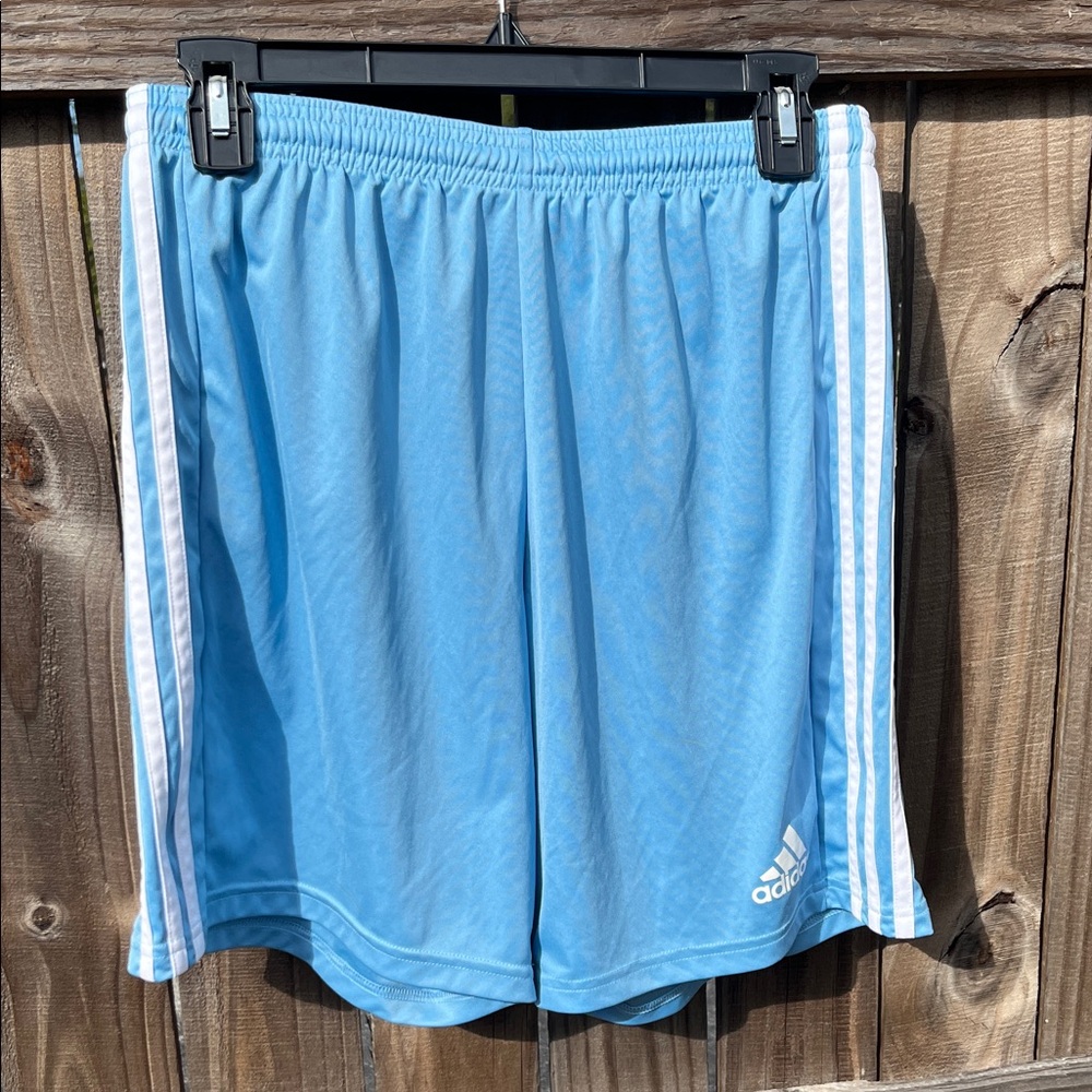 Adidas Men's Light Blue Athletic Shorts